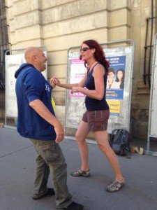La danse avec Jean Paul a Arles