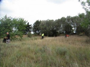 Les chasseurs vont a la chasse des dechets!