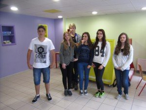 les eleves qui presentent leur slam
